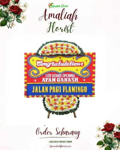 Bunga Papan Congratulation di Rancah